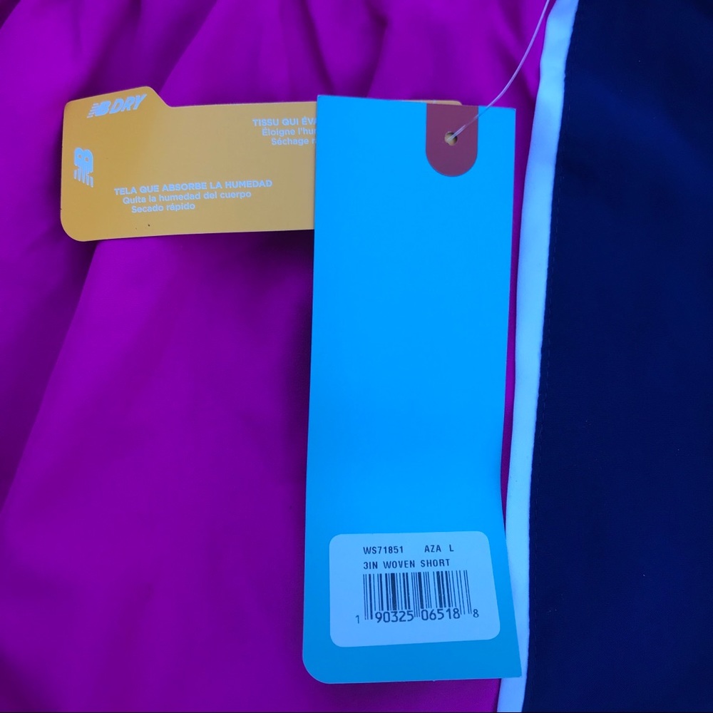 New Balance 3" Pink Shorts NWT - Picture 4 of 7